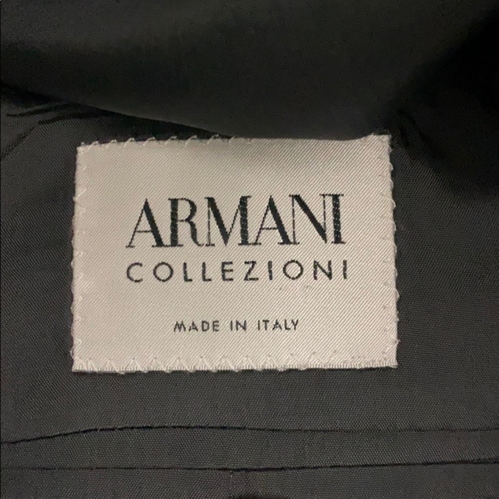 NWOT AUTH.ARMANI COLLEZIONI MENS VIRGIN WOOL AND RAYON - Picture 4 of 10